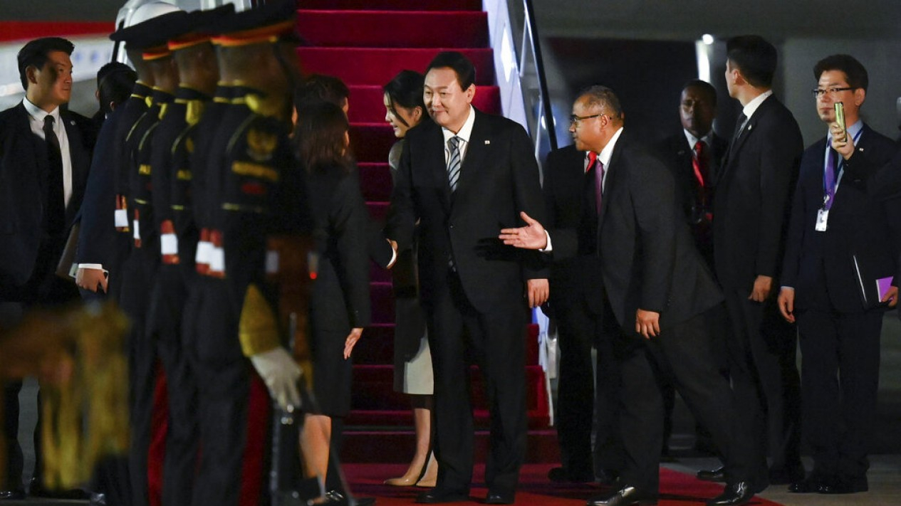 Presiden Korea Selatan Tiba di Bali Hadiri KTT G20