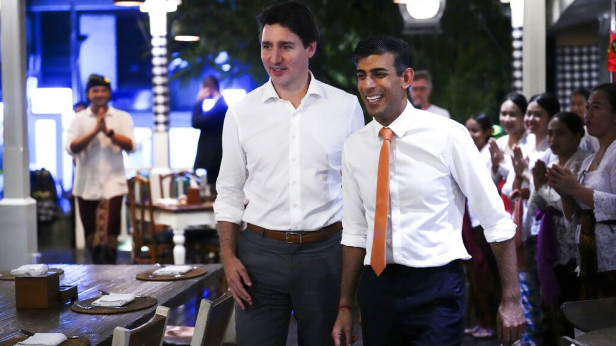 PM Kanada dan PM Inggris Nongkrong Bareng di Cafe Jelang KTT