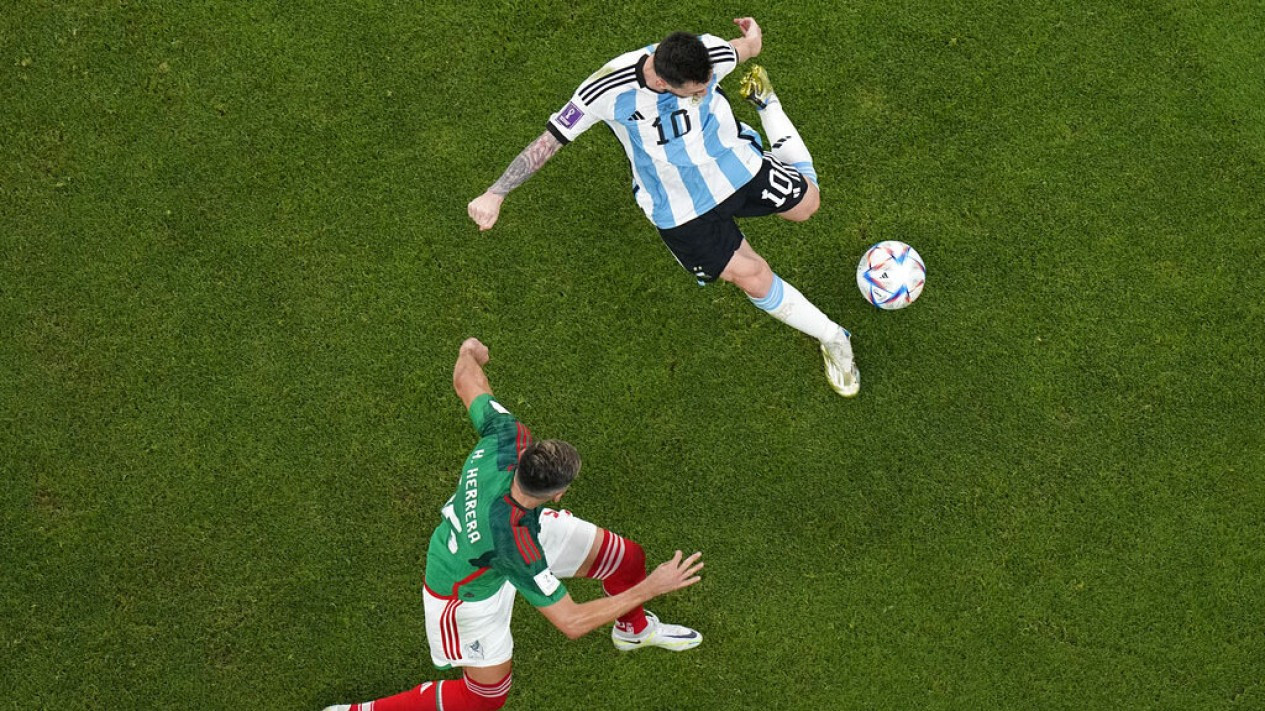 Messi Cetak Gol, Argentina Kalahkan Meksiko