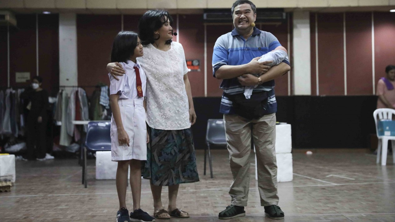 Jelang Pementasan Teater Musikal Cek Toko Sebelah