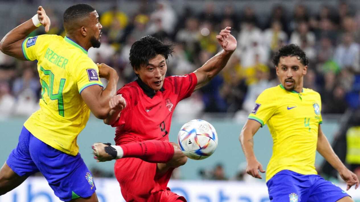 Cukur Korea Selatan, Brasil Hadapi Kroasia Di Perempatfinal - Vlix.id