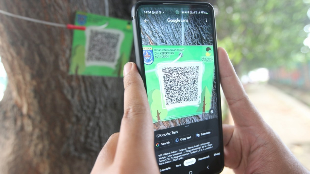 Unik, Pohon Mempunyai Barcode