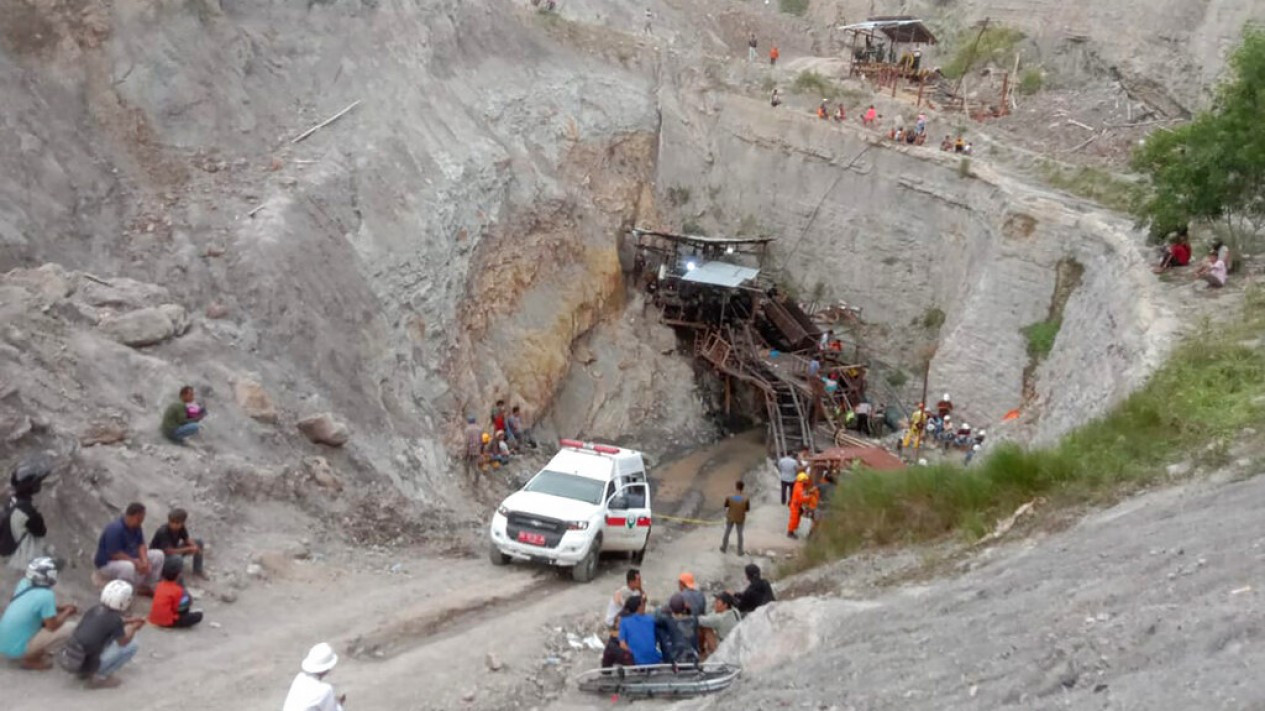 Ledakan di Tambang Batu Bara Sawahlunto