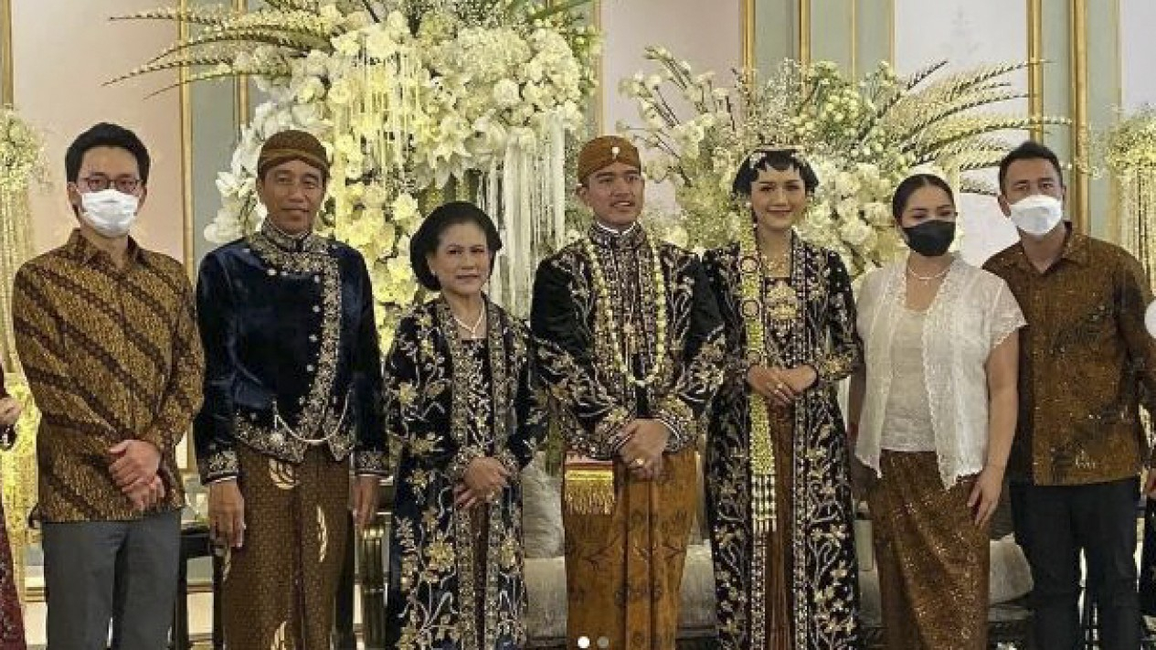 Pernikahan Kaesang Pangarep dan Erina Gudono