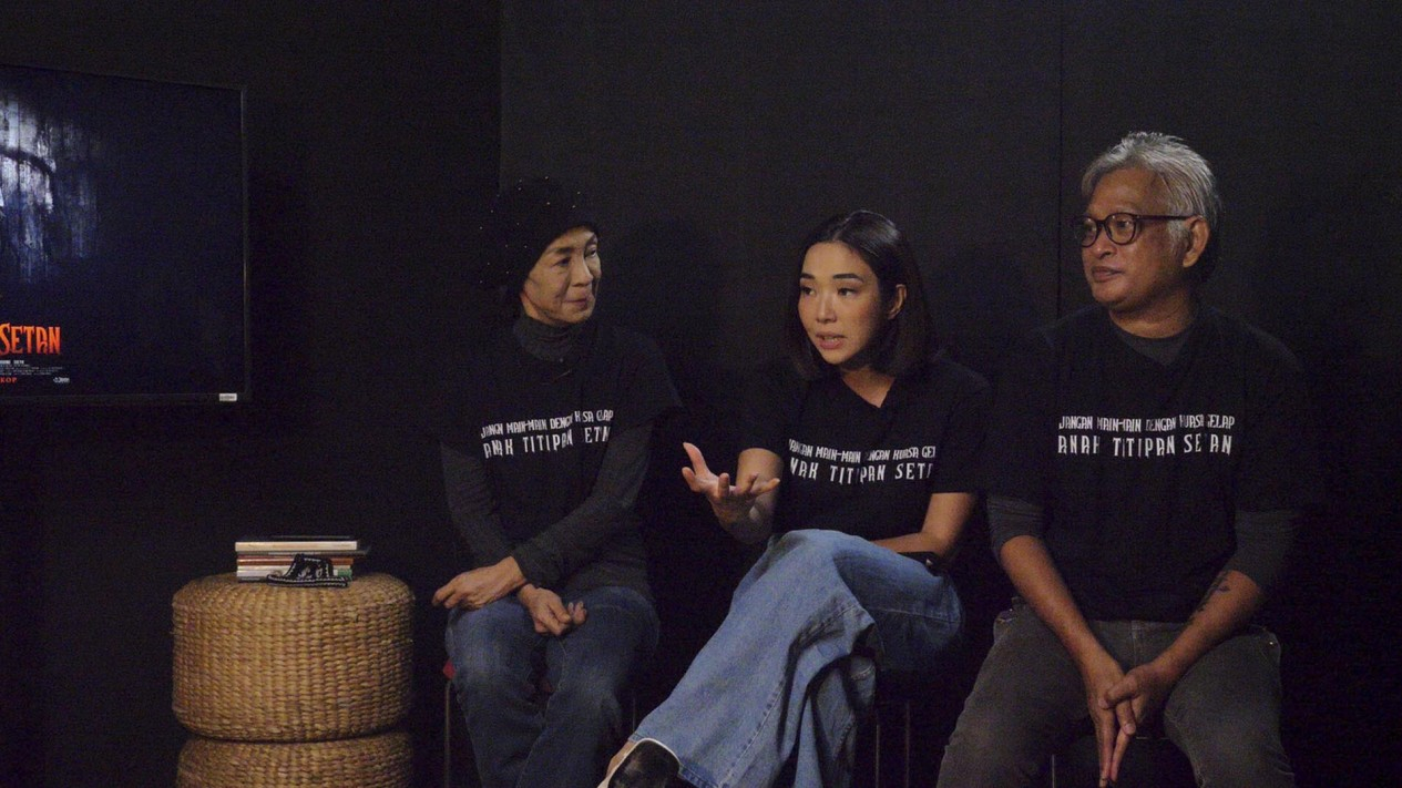 Para Pemain Film Horor Anak Titipan Setan Berkunjung ke VIVA
