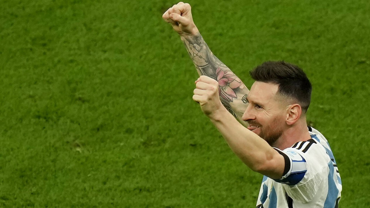 Melihat Aksi Messi saat Bawa Argentina Juara Piala Dunia