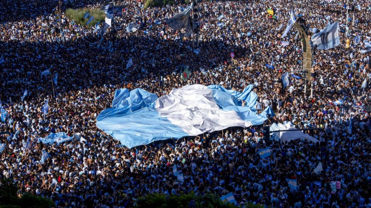 Lautan Manusia Padati Buenos Aires Usai Argentina Juara