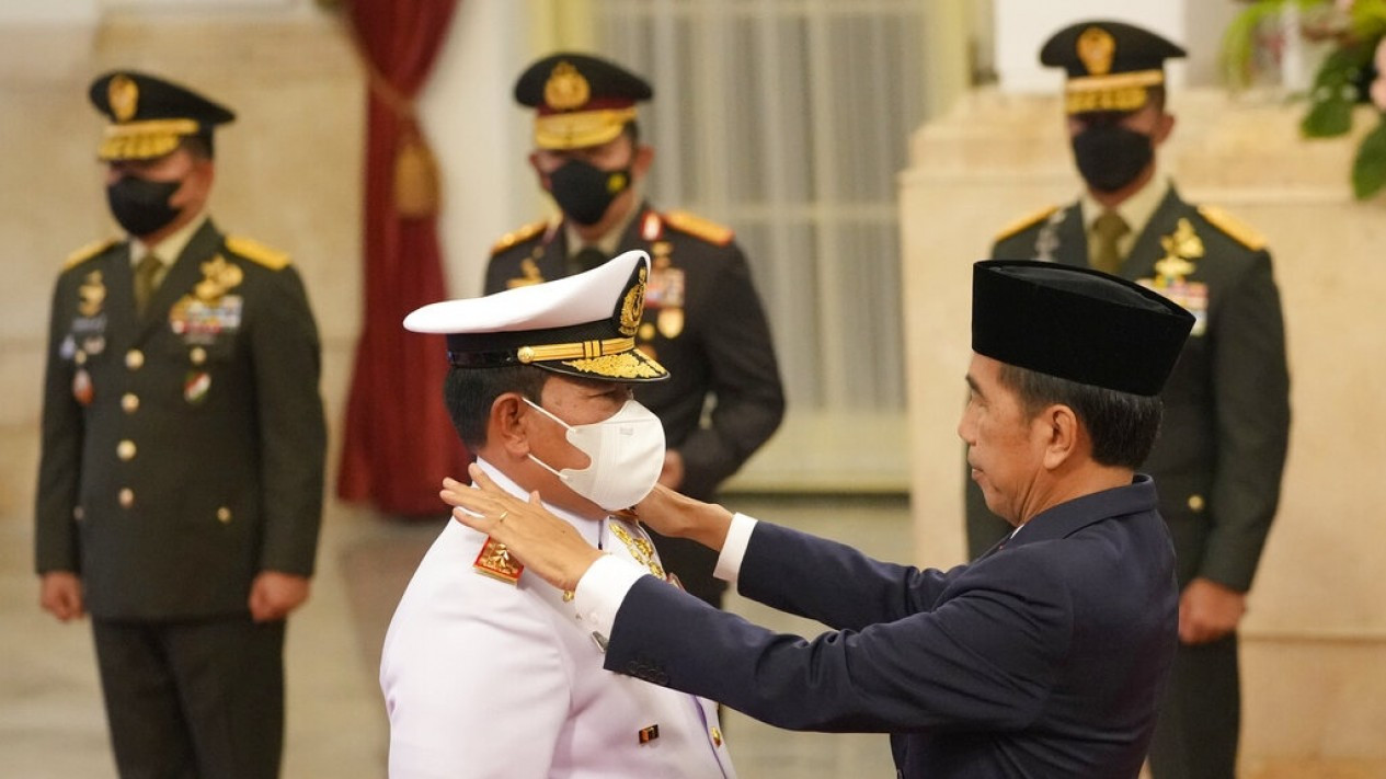 Pelantikan Panglima TNI Laksamana Yudo Margono
