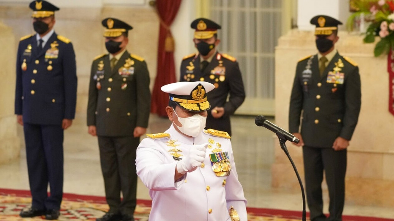 Pelantikan Panglima TNI Laksamana Yudo Margono