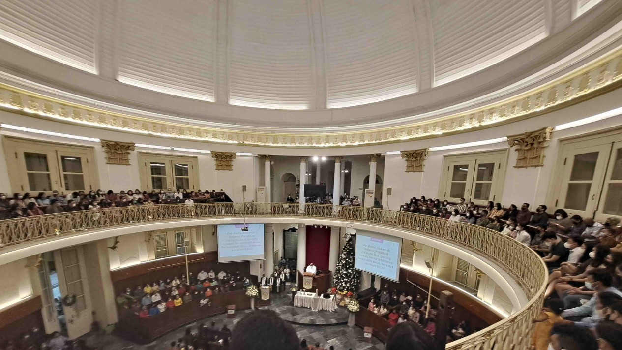 Misa Malam Natal 2022 di Gereja Immanuel