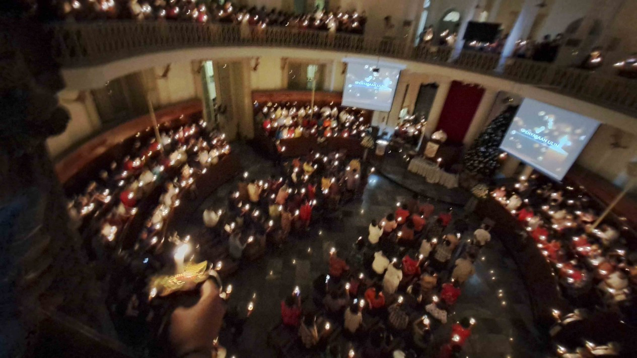 Misa Malam Natal 2022 di Gereja Immanuel