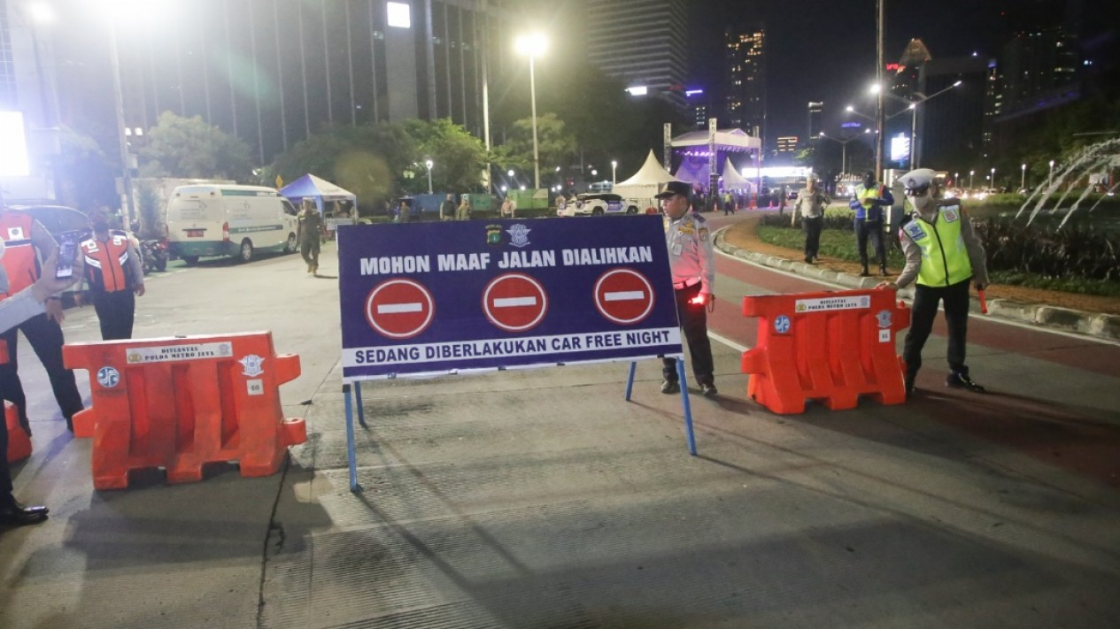 Penutupan Jalur Sudirman-Thamrin Untuk Car Free Night
