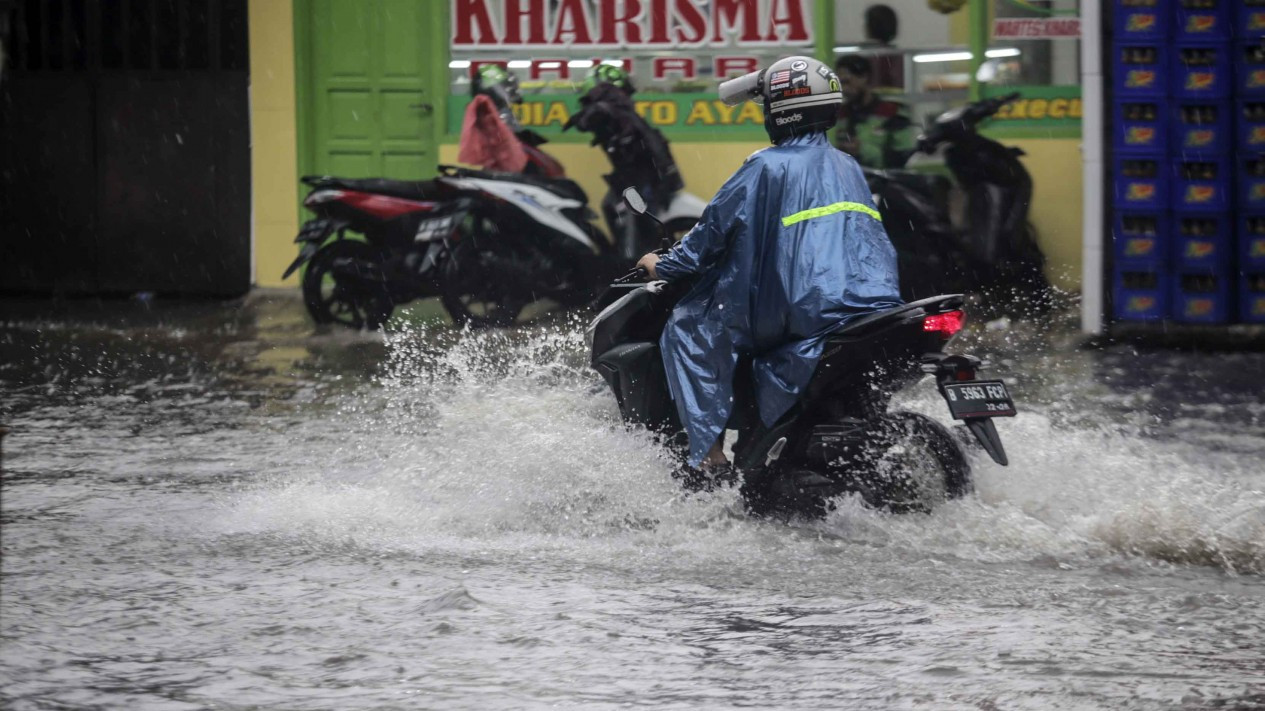 Genangan Air Dimana-mana Usai Hujan Sepanjang Hari
