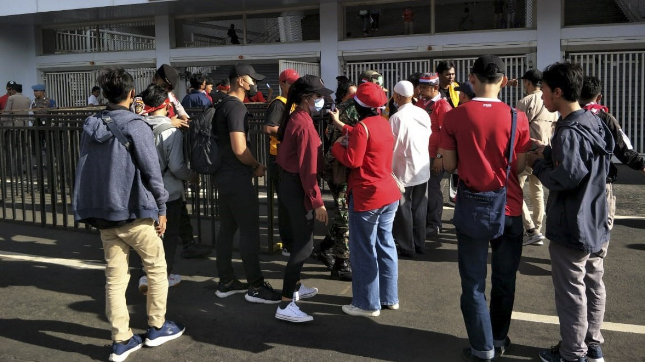 Suporter Timnas Indonesia Padati SUGBK saat Menjamu Vietnam
