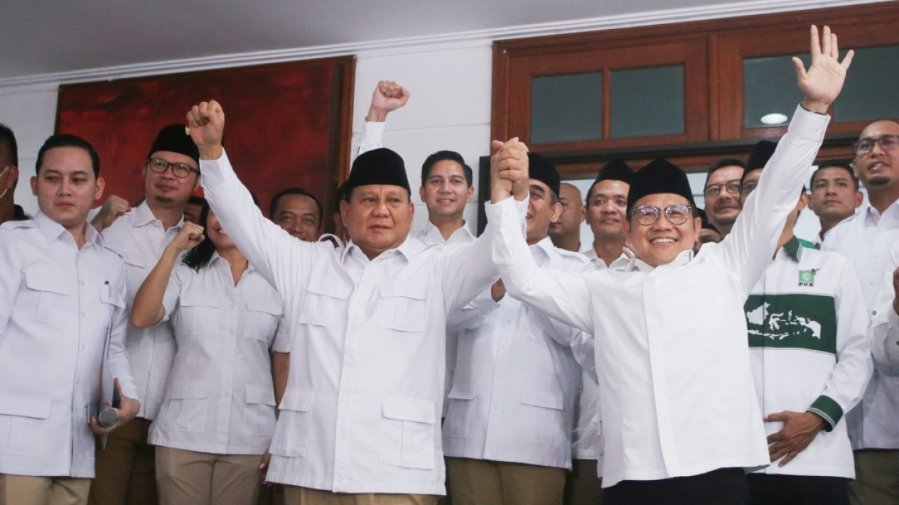 Prabowo-Muhaimin Resmikan Sekretariat Bersama Gerindra-PKB