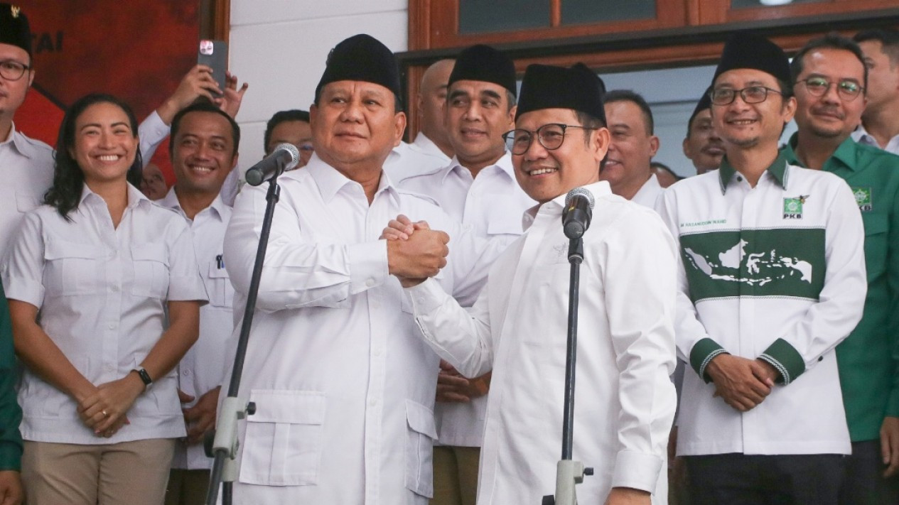 Prabowo-Muhaimin Resmikan Sekretariat Bersama Gerindra-PKB
