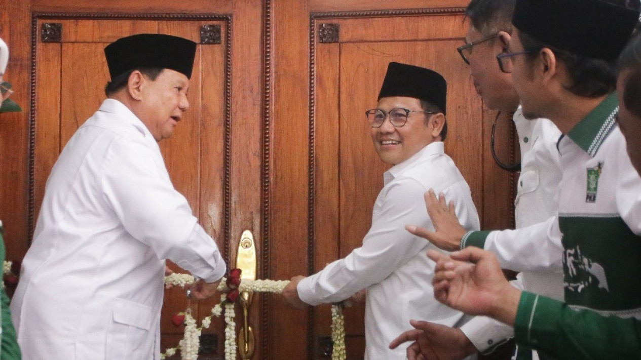 Prabowo-Muhaimin Resmikan Sekretariat Bersama Gerindra-PKB