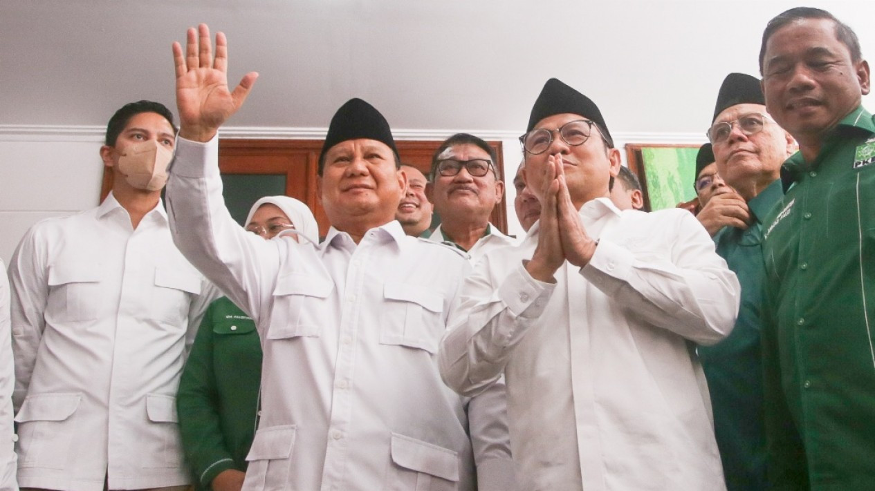 Prabowo-Muhaimin Resmikan Sekretariat Bersama Gerindra-PKB