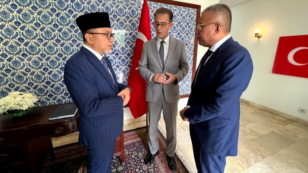 Bertemu Dubes Turki Mendag Zulhas Indonesia Siap Bantu Turki