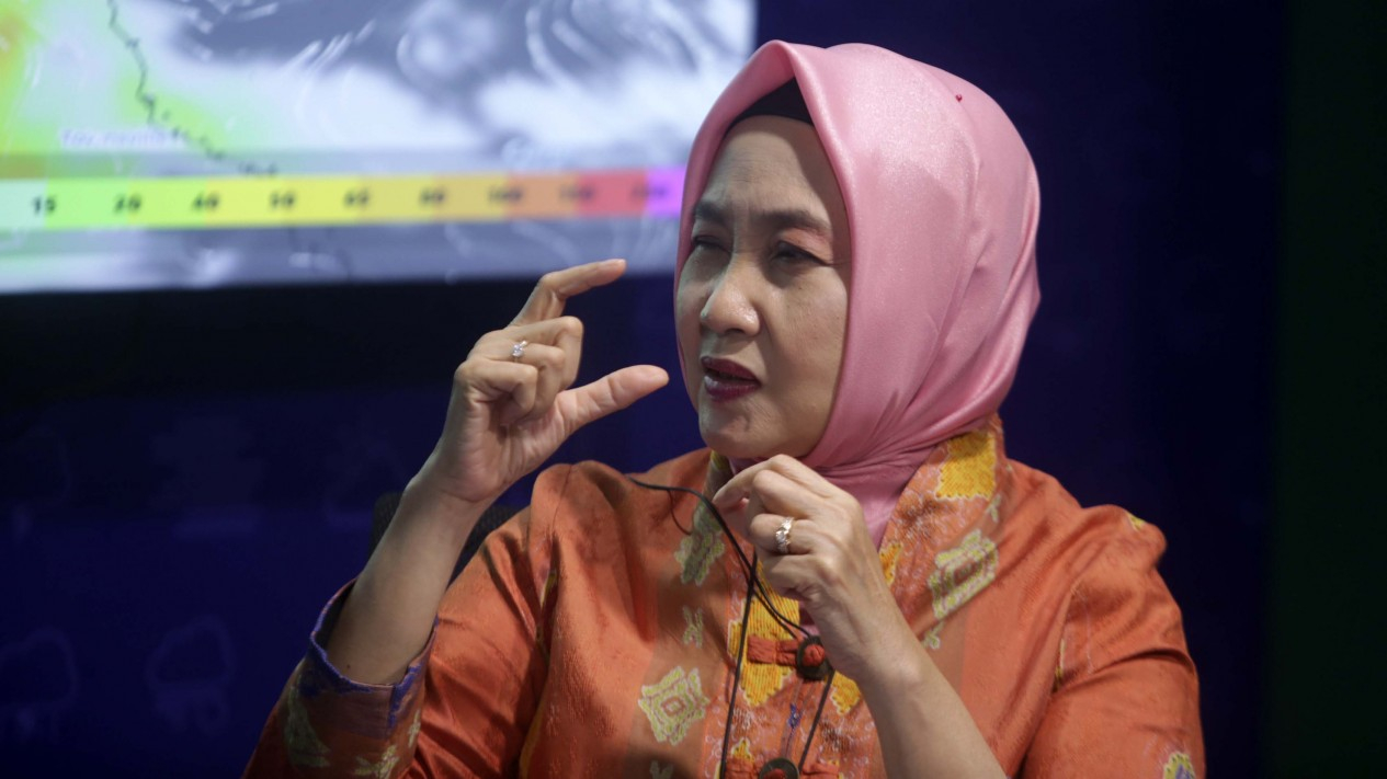 Wansus VIVA.co.id dengan Kepala BMKG Dwikorita Karnawati