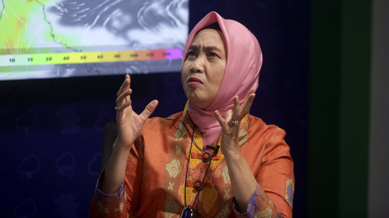 Wansus VIVA.co.id dengan Kepala BMKG Dwikorita Karnawati