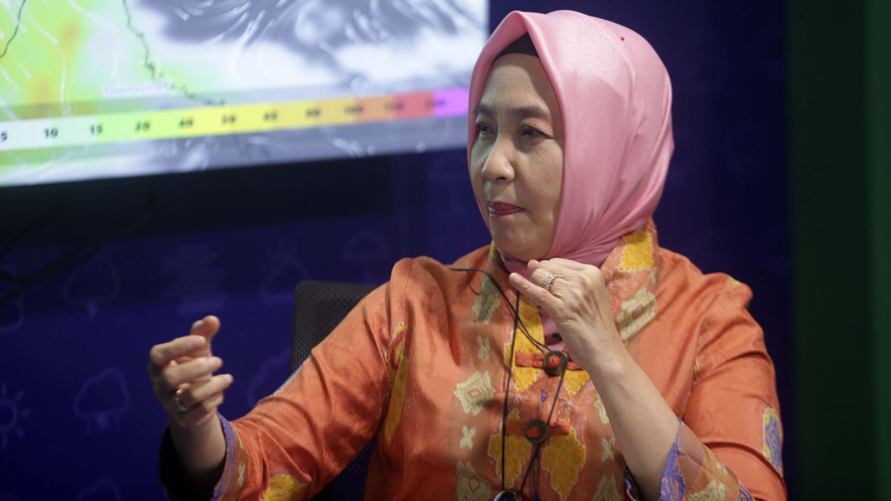 Wansus VIVA.co.id dengan Kepala BMKG Dwikorita Karnawati