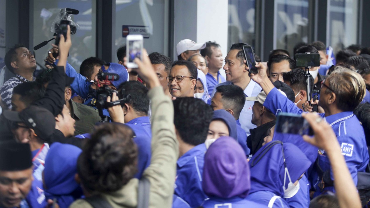 Dialog Gagasan AHY dan Anies Baswedan