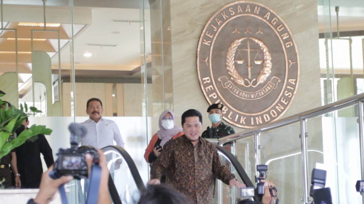 Erick Thohir Serahkan Pengelolaan Asset Perkara ke Kejagung