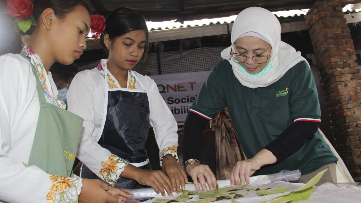 Pelatihan Keterampilan Di Sekolah Darurat Kartini