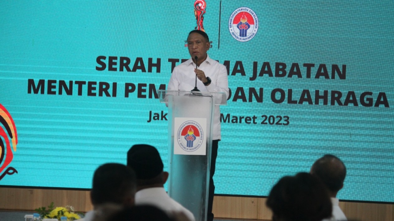 Serah Terima Jabatan Pelaksana Tugas Menteri Olahraga