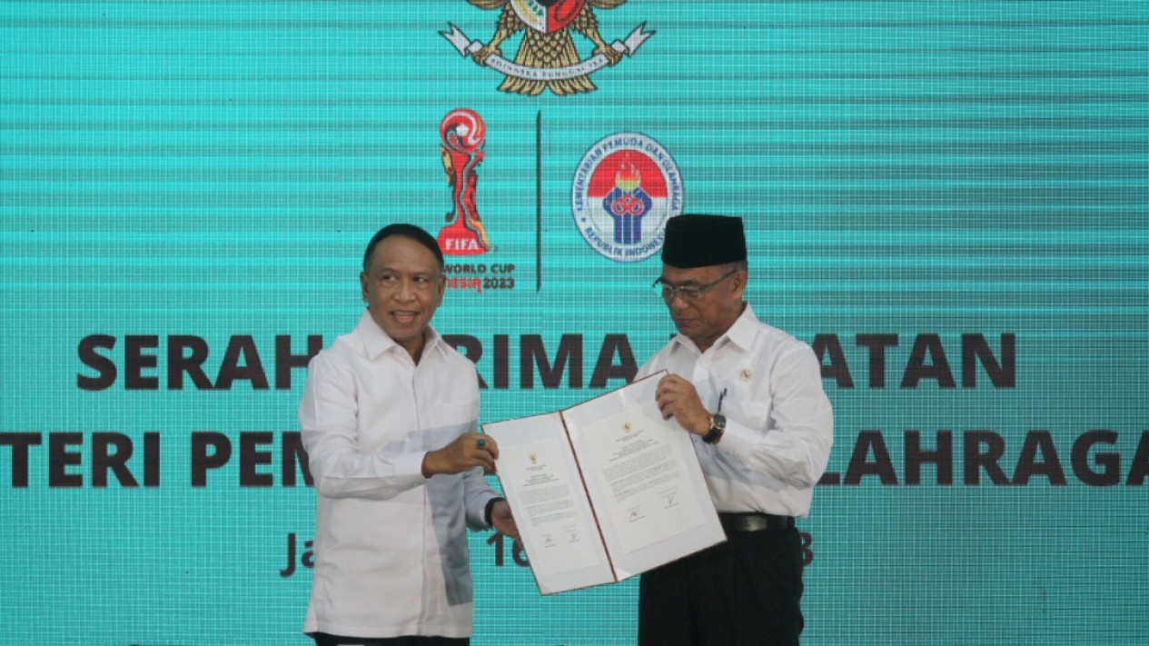 Serah Terima Jabatan Pelaksana Tugas Menteri Olahraga