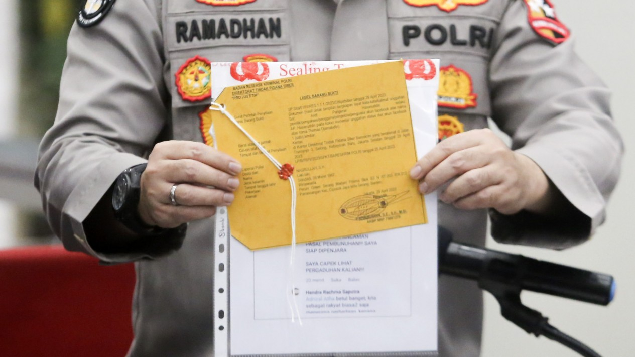 Polisi Tetapkan Tersangka Andi Pangerang Hasanuddin