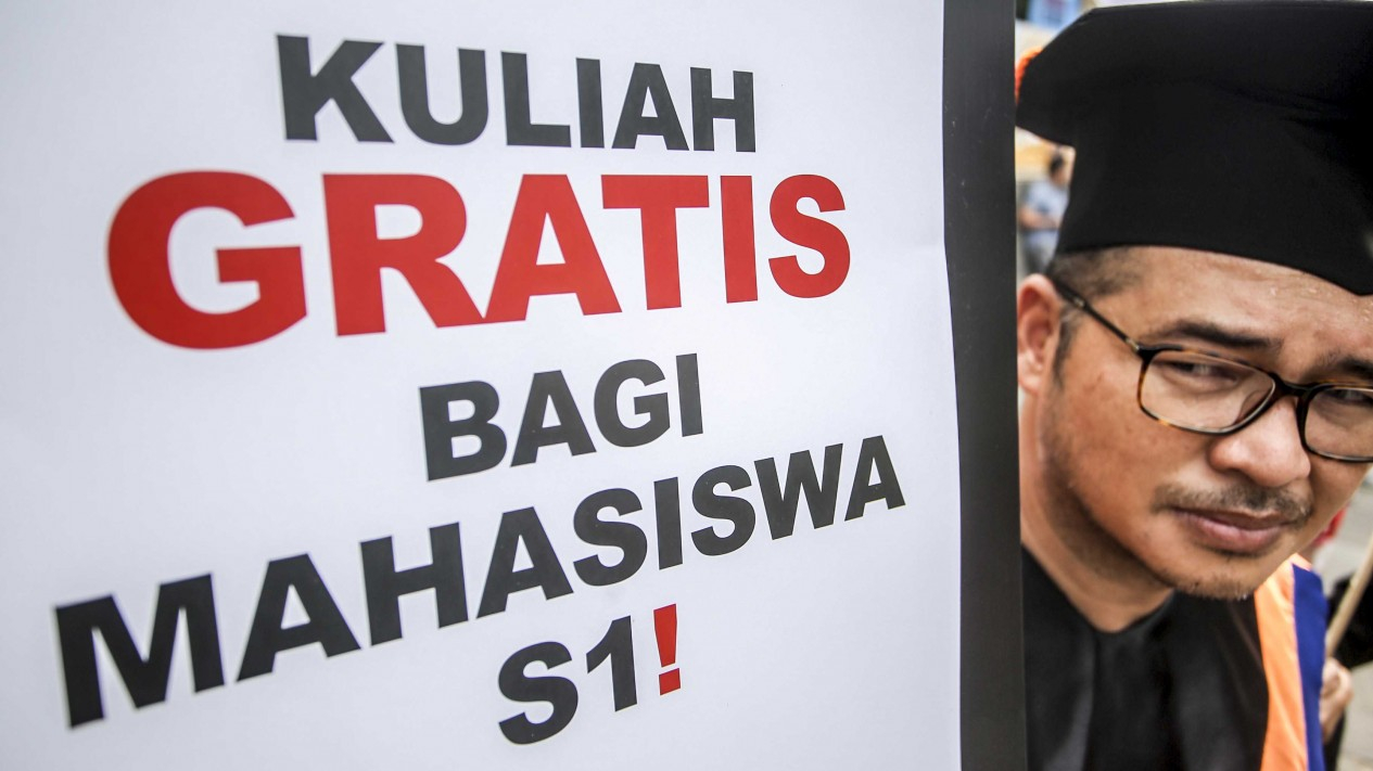 Aksi Peringati Hari Pendidikan Nasional 2023