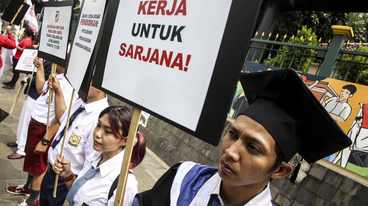 Aksi Peringati Hari Pendidikan Nasional 2023