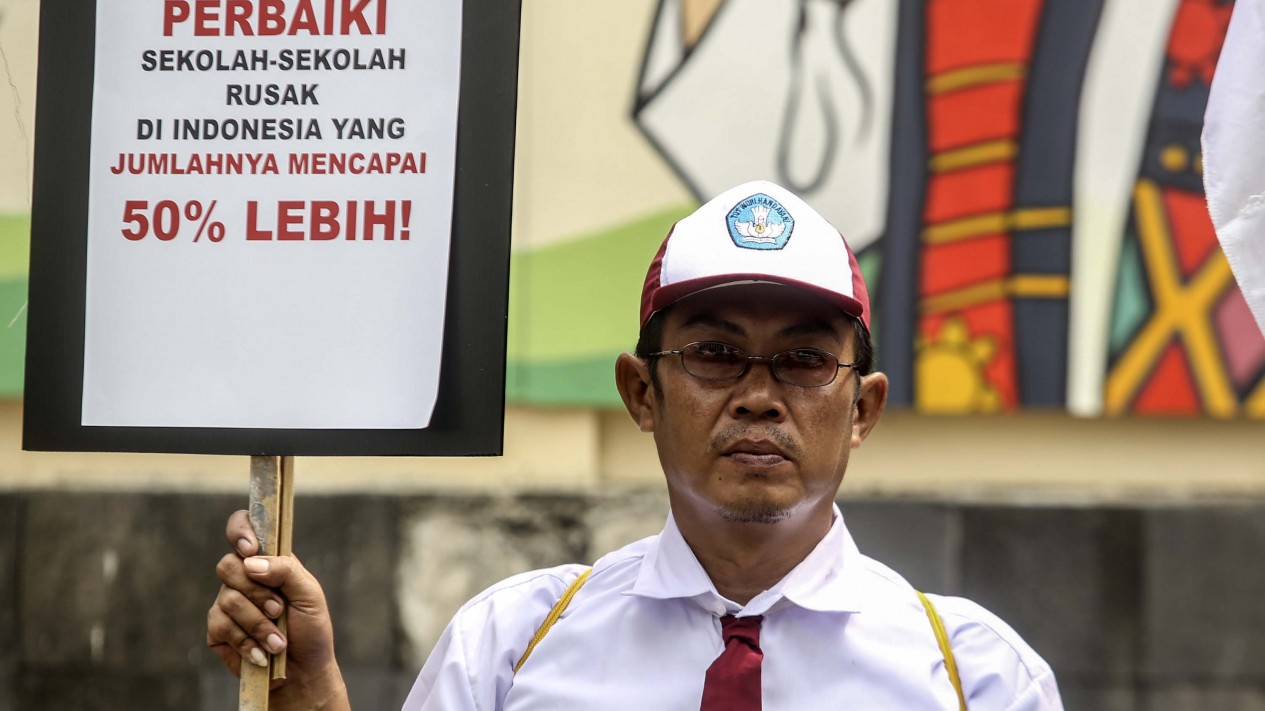 Aksi Peringati Hari Pendidikan Nasional 2023
