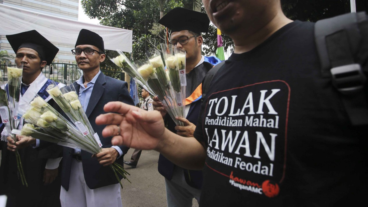 Aksi Peringati Hari Pendidikan Nasional 2023