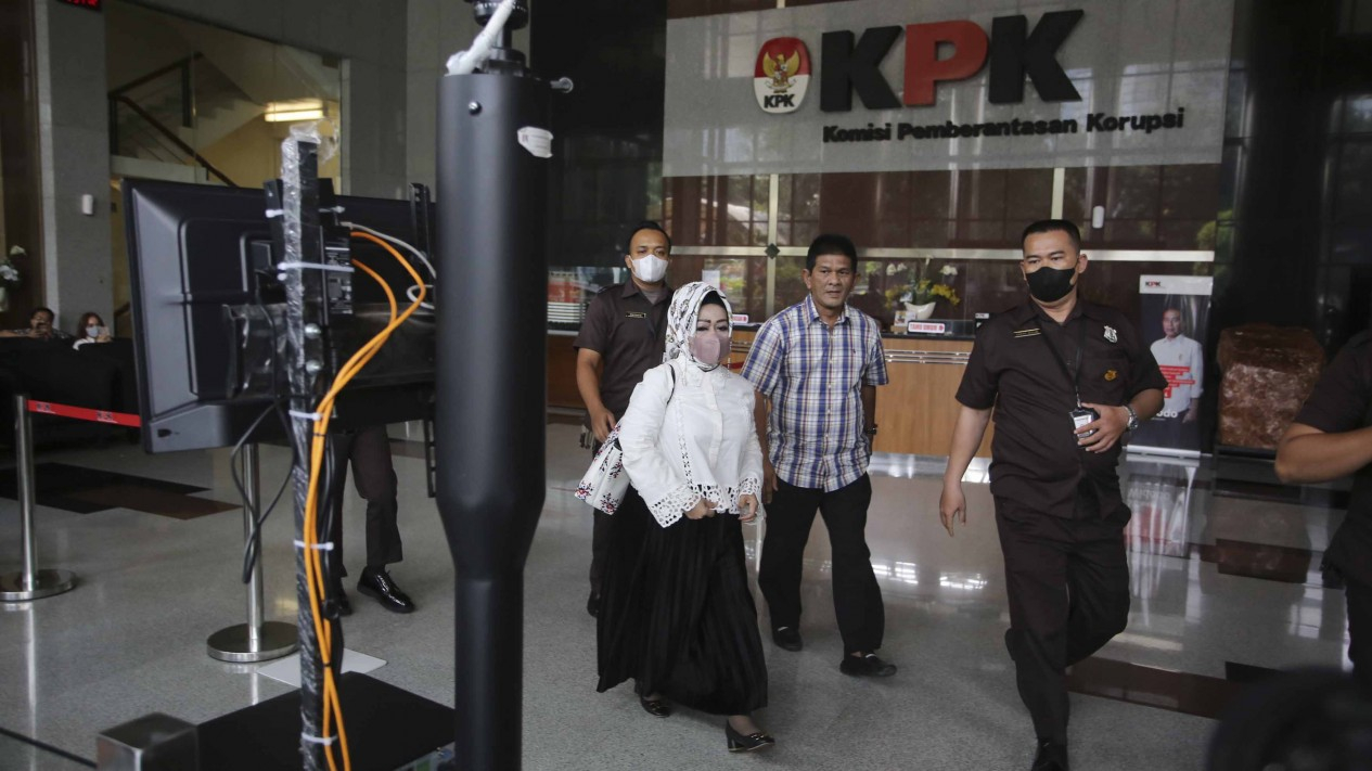 Kadinkes Lampung Reihana Diperiksa KPK