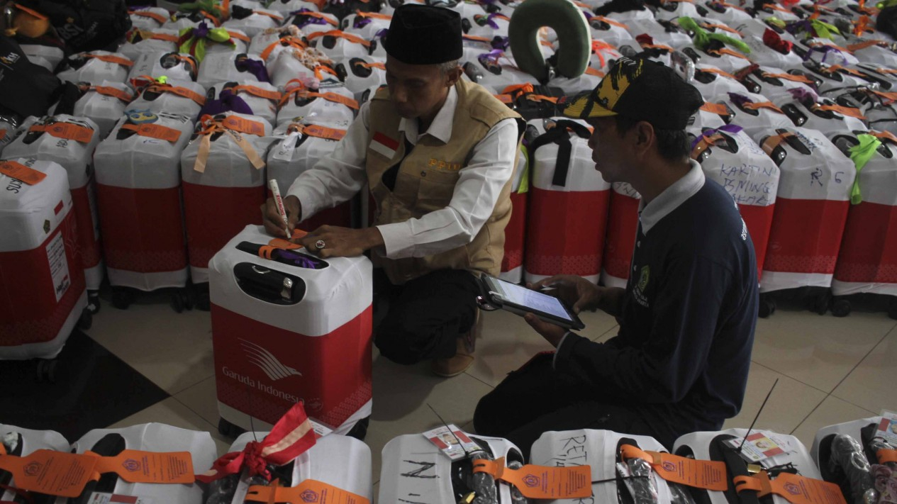 Pengecekan Koper Jamaah Haji
