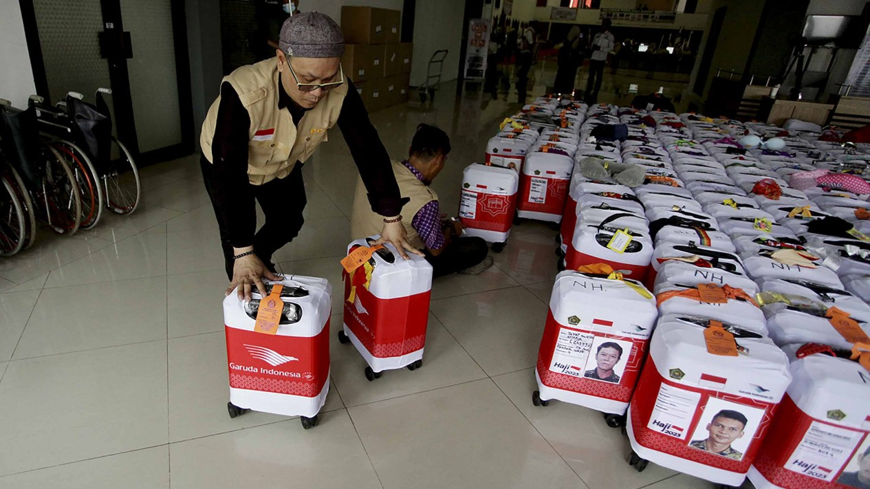 Pengecekan Koper Jamaah Haji