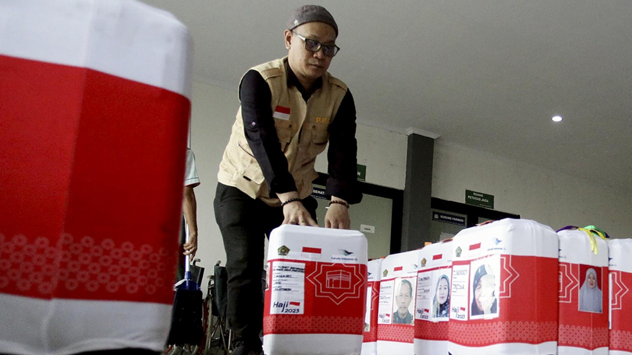 Pengecekan Koper Jamaah Haji