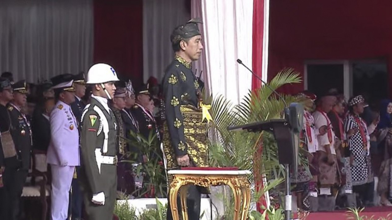 Presiden Jokowi Pimpin Upacara Hari Lahir Pancasila