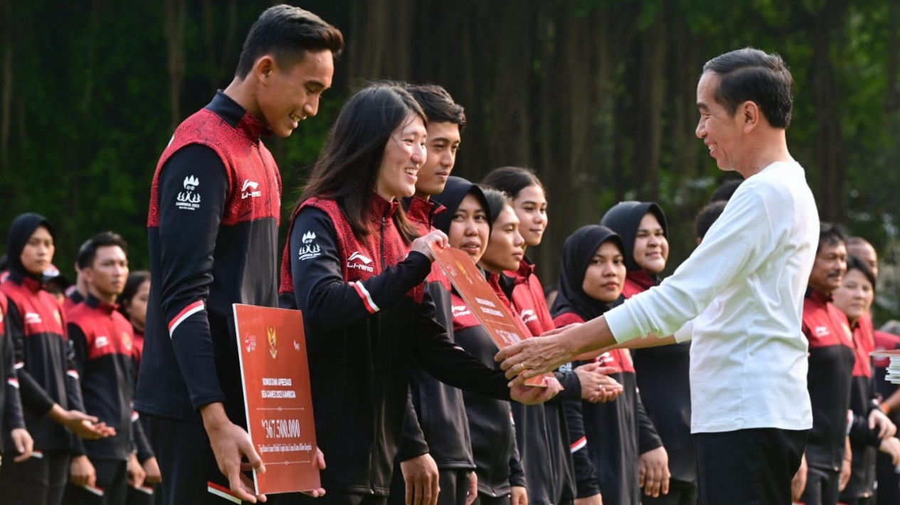 Presiden Jokowi Apresiasi Peraih Medali Sea Games