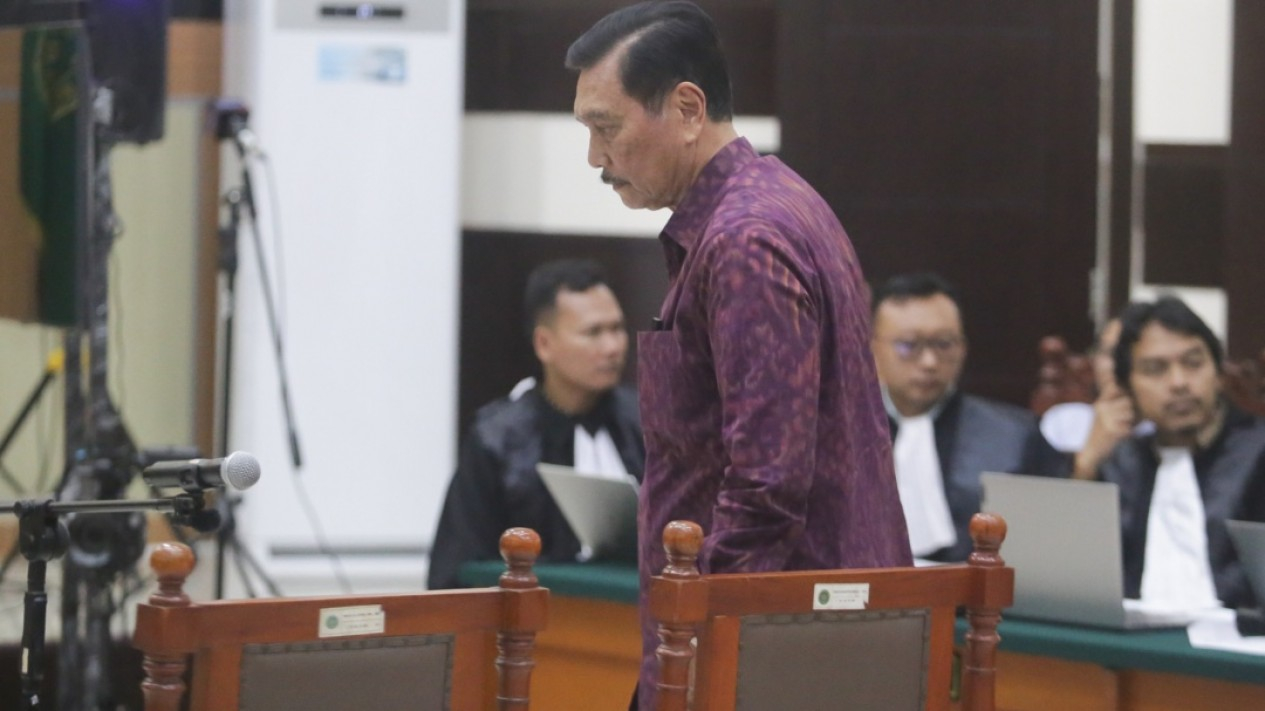 Menko Marves Luhut Binsar Pandjaitan Menjadi Saksi Sidang - Vlix.id