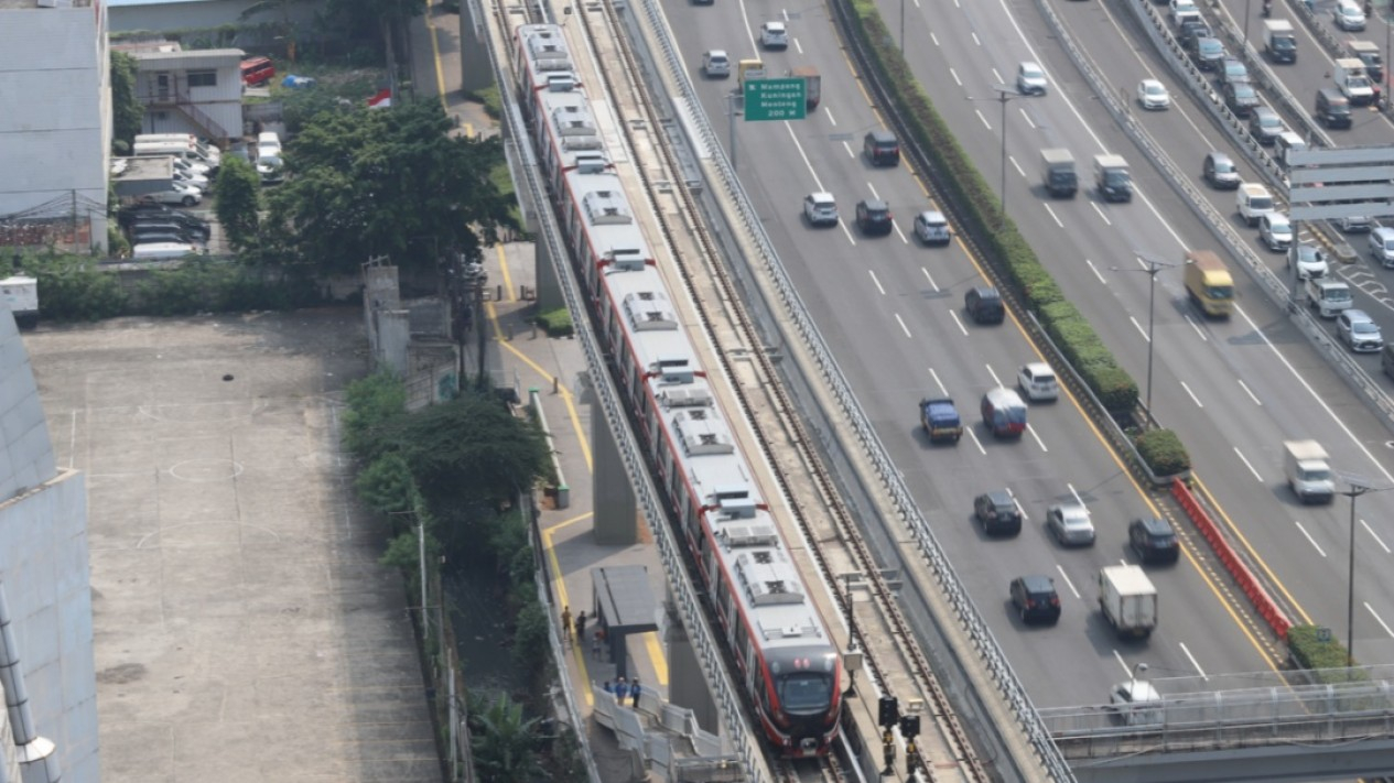 Uji Coba LRT Jabodebek