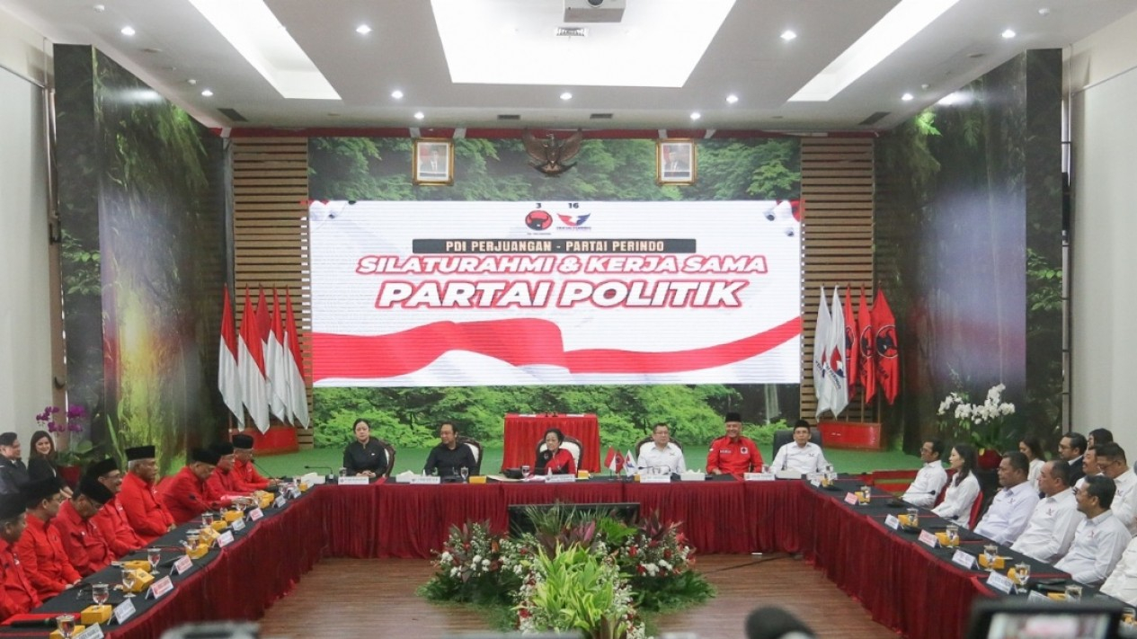 Pertemuan PDIP dan Perindo