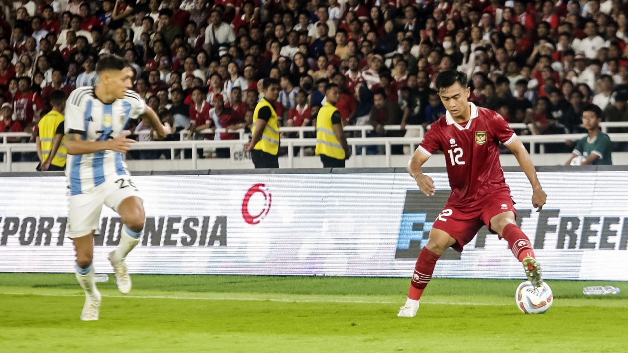 Laga Sengit, Indonesia vs Argentina Berakhir 2-0