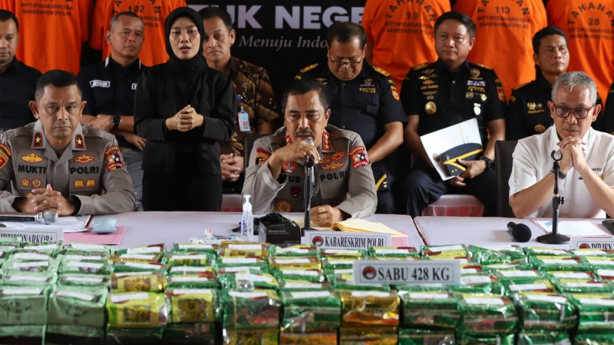 Pengungkapan Peredaran Sabu 428 Kg dan Ekstasi