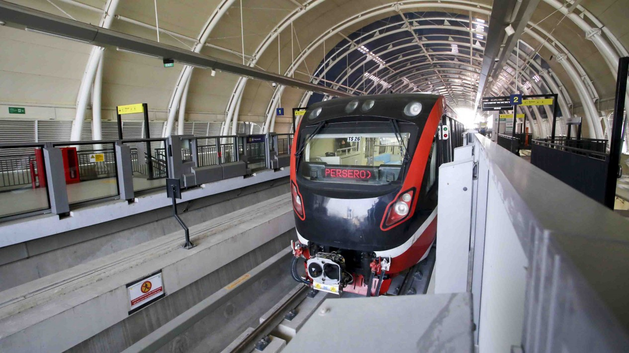 Peresmian LRT Jabodebek