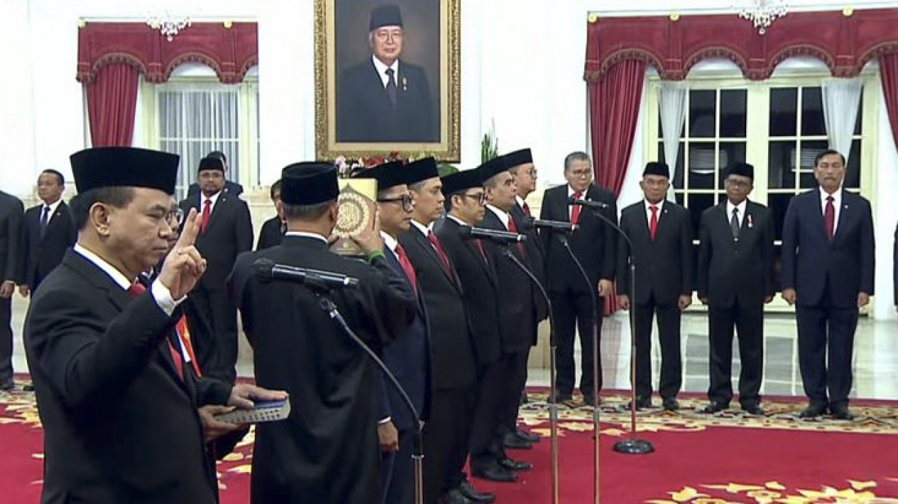 Pelantikan Budi Arie sebagai Menkominfo