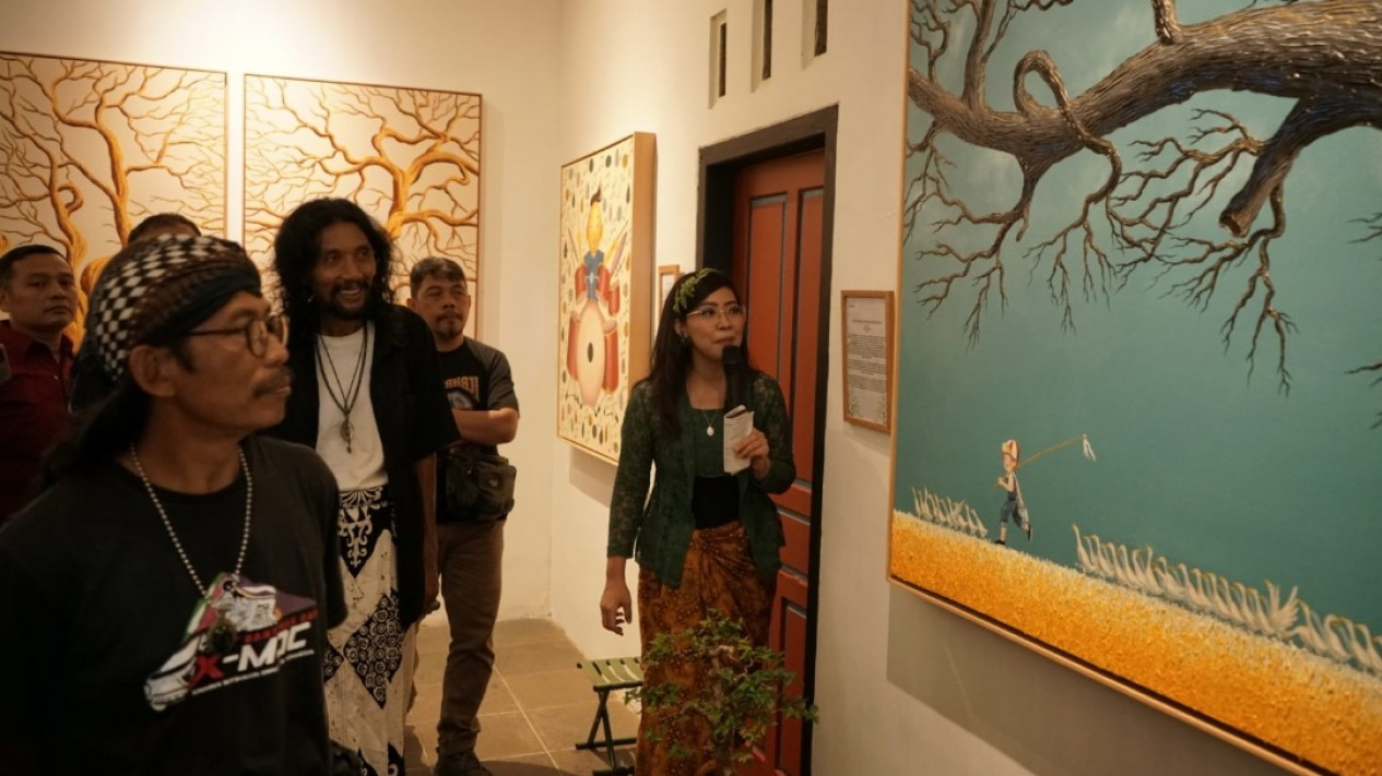 Pameran Lukisan Berbalut Aksi Mencintai Alam